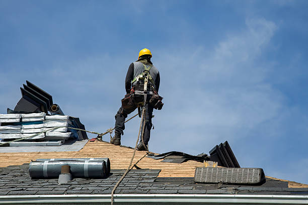 Professional Roofing technician working in Nova, OH